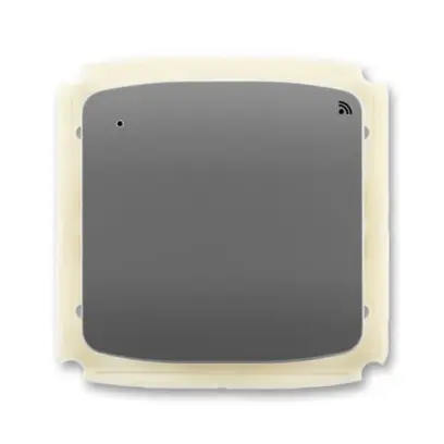 vysílač RF signálu s krátkocestným ovladačem, nástěnný, 868 MHz, kouřová šedá, design TANGO